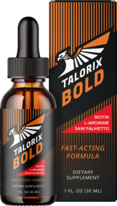 Frasco de Talorix suplemento, fórmula avanzada para el apoyo de la vitalidad masculina y el rendimiento diario.